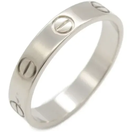 Pre-owned White Gold rings , unisex, Sizes: ONE SIZE - Cartier Vintage - Modalova