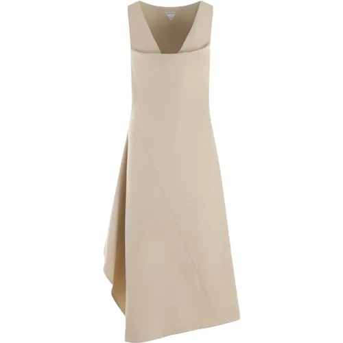 Stretch Cotton Dress , female, Sizes: S, M, XS - Bottega Veneta - Modalova