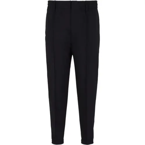 Relaxed Fit Trousers , male, Sizes: S, L - Emporio Armani - Modalova