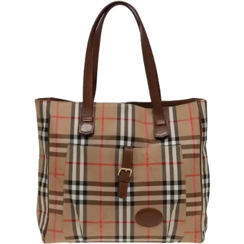 Pre-owned Canvas handbags , female, Sizes: ONE SIZE - Burberry Vintage - Modalova