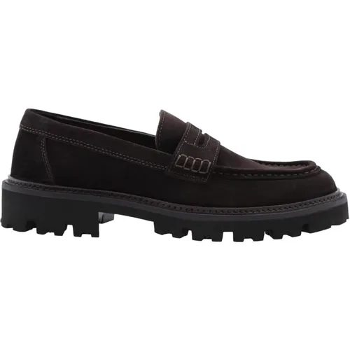 Classic Leather Moccasin Veldstraat , male, Sizes: 11 UK, 10 UK, 8 UK, 9 UK, 7 UK - Hugo Boss - Modalova