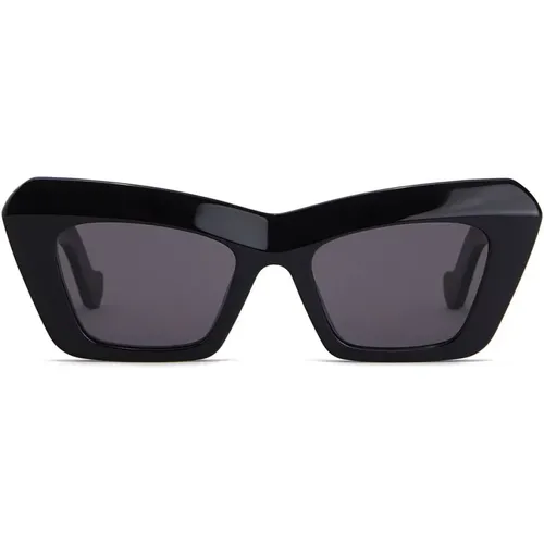 Women's Anagram Cat-Eye Sunglasses , female, Sizes: 51 MM - Loewe - Modalova
