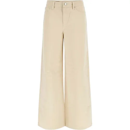 Locker geschnittene Bellflower Wide Leg Hose , Damen, Größe: W29 - Guess - Modalova