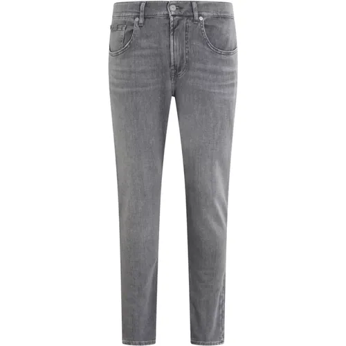 Moderne Slimmy Tapered Jeans , Herren, Größe: W31 - 7 For All Mankind - Modalova