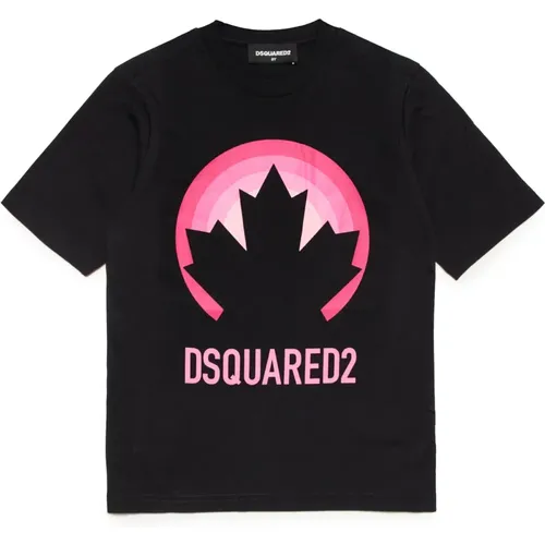 Ahornblatt Jersey T-Shirt Dsquared2 - Dsquared2 - Modalova
