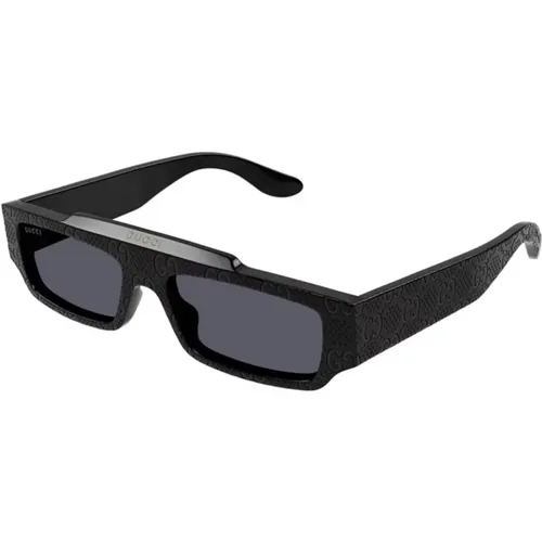 Schwarz Graue Sonnenbrille Gg1592S 001 - Gucci - Modalova