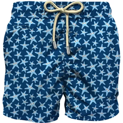 Blaue Sterne Boxershorts , Herren, Größe: XL - Saint Barth - Modalova