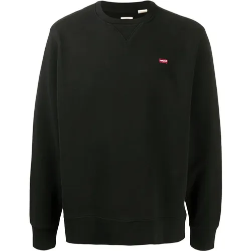 Levi's , Logo Crew Neck Sweater , male, Sizes: L, S, M, XL - Levis - Modalova