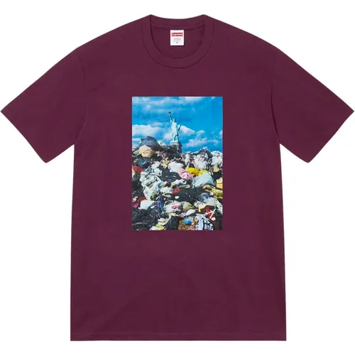 Limitierte Auflage Trash Tee Eggplant , Herren, Größe: M - Supreme - Modalova