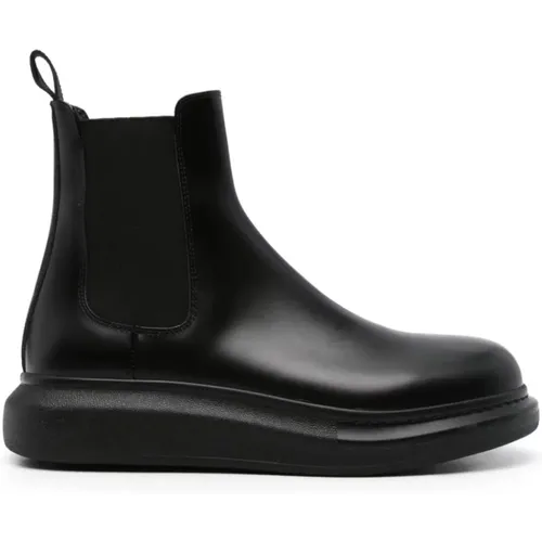 Hybrid Chelsea Boots Leather , male, Sizes: 7 UK - alexander mcqueen - Modalova