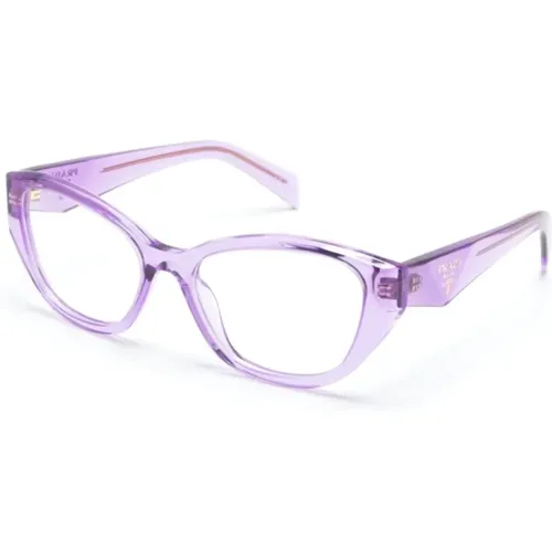 Lila Optische Brille Stilvoll Must-Have , Damen, Größe: 53 MM - Prada - Modalova