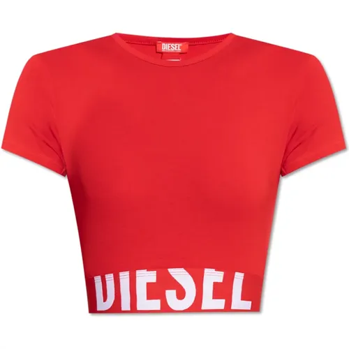 Top Uftee-Sport-Cropped , Damen, Größe: XS - Diesel - Modalova