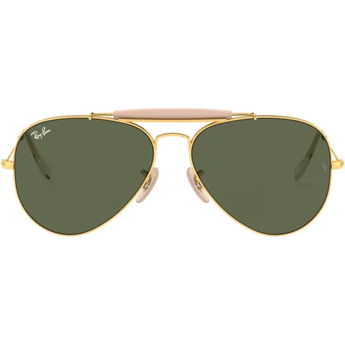 Rb3029 Outdoorsman Ii Polarized Sunglasses , female, Sizes: 62 MM - Ray-Ban - Modalova