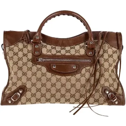 Pre-owned Canvas gucci-bags , female, Sizes: ONE SIZE - Gucci Vintage - Modalova