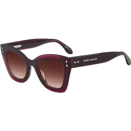 Plum/Violet Shaded Sunglasses , female, Sizes: 51 MM - Isabel marant - Modalova