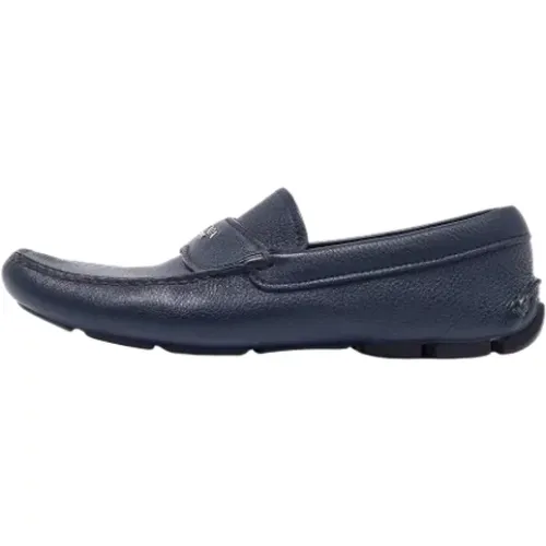 Pre-owned Leather flats , male, Sizes: 6 UK - Prada Vintage - Modalova