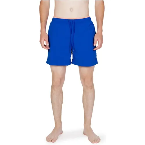 Light Swim Shorts with Laces and Pockets , male, Sizes: M, S - Tommy Jeans - Modalova