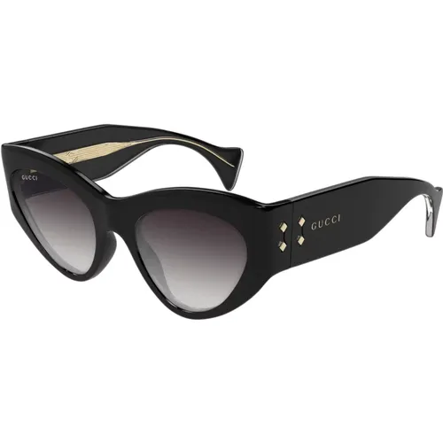 Grey Sunglasses , female, Sizes: 54 MM - Gucci - Modalova