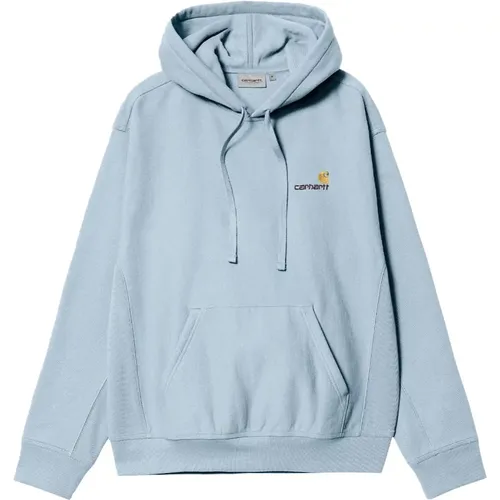 Kapuzenpullover mit amerikanischem Schriftzug , Herren, Größe: M - Carhartt WIP - Modalova