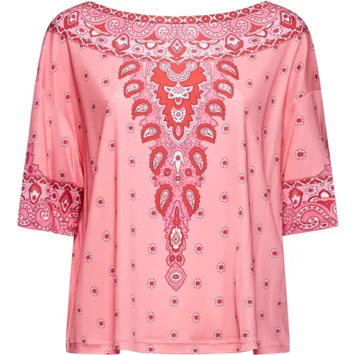 Blumiges Paisley Print Top , Damen, Größe: S - ETRO - Modalova