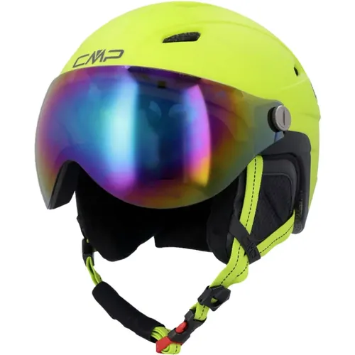 Ventilated Ski Helmet with Removable Visor , unisex, Sizes: XL, M, L - CMP - Modalova