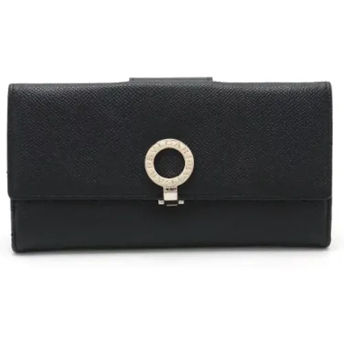 Pre-owned Leather wallets , female, Sizes: ONE SIZE - Bvlgari Vintage - Modalova