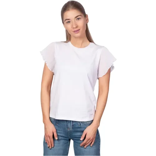T-Shirt fashion short sleeve , female, Sizes: L, XL - Liu Jo - Modalova