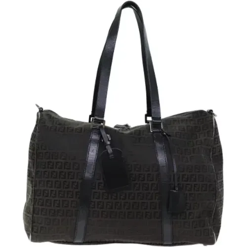 Pre-owned Canvas travel-bags , female, Sizes: ONE SIZE - Fendi Vintage - Modalova