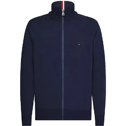 Sweatshirt mit Reißverschluss , Herren, Größe: 2XL - Tommy Hilfiger - Modalova