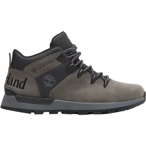 Grey Sprint Trekker Mid Sneakers , male, Sizes: 7 1/2 UK, 10 1/2 UK, 12 UK, 6 UK, 9 1/2 UK, 11 UK, 9 UK, 7 UK, 8 UK, 10 UK - Timberland - Modalova