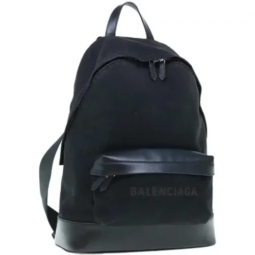 Pre-owned Canvas backpacks , female, Sizes: ONE SIZE - Balenciaga Vintage - Modalova
