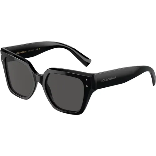 Designer Sonnenbrille Dg4471 Schwarz , unisex, Größe: ONE Size - Dolce & Gabbana - Modalova