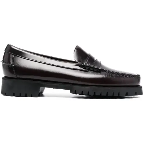 Leather Slip-On Mocassino Shoes , female, Sizes: 7 UK, 5 1/2 UK, 3 UK - Sebago - Modalova