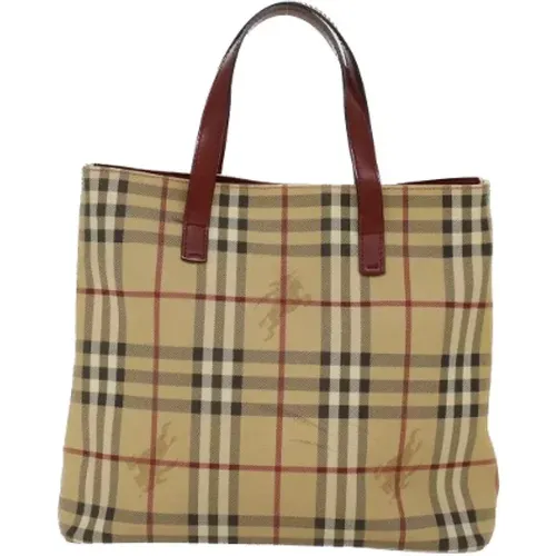 Pre-owned Canvas totes , female, Sizes: ONE SIZE - Burberry Vintage - Modalova