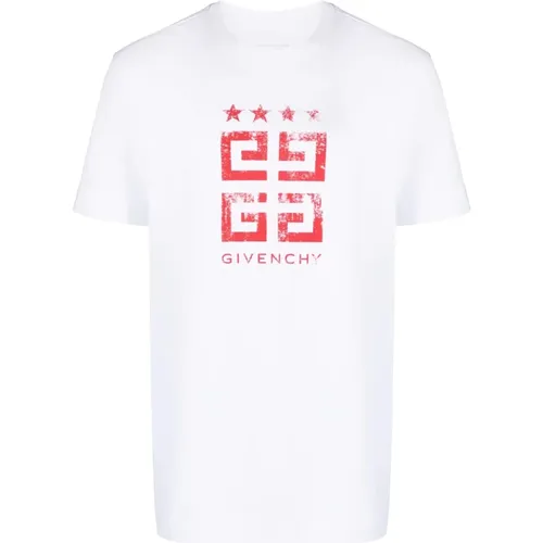 G Stars Red Logo Printed T-Shirt in , male, Sizes: S, 2XL - Givenchy - Modalova