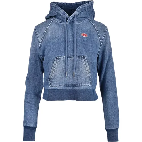 Hoodies , Damen, Größe: L - Diesel - Modalova