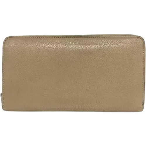 Pre-owned Leather wallets , female, Sizes: ONE SIZE - Celine Vintage - Modalova