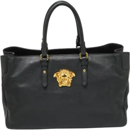 Pre-owned Leather totes , female, Sizes: ONE SIZE - Versace Pre-owned - Modalova