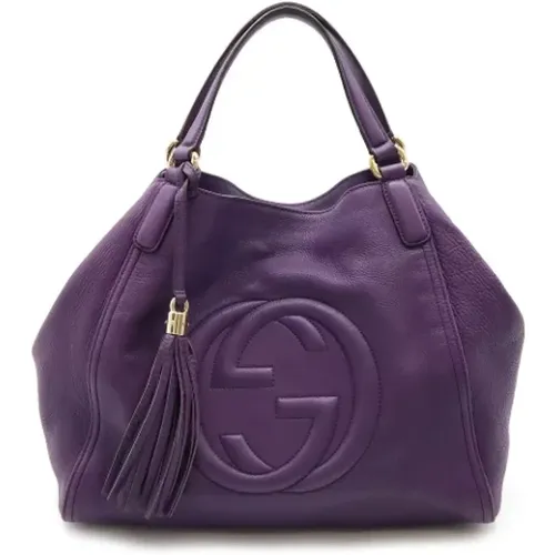 Pre-owned Leather gucci-bags , female, Sizes: ONE SIZE - Gucci Vintage - Modalova