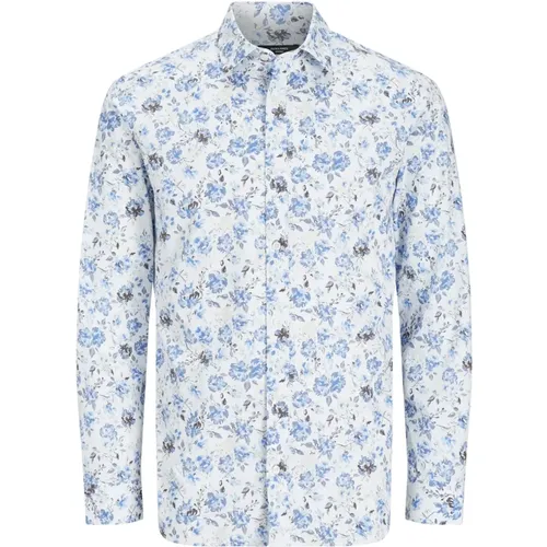 Blumiges Monaco Langarmhemd - jack & jones - Modalova