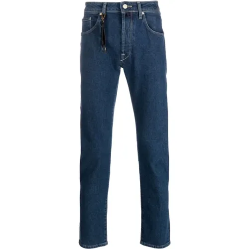 Slim-Fit Denim Jeans , Herren, Größe: W36 - Incotex - Modalova