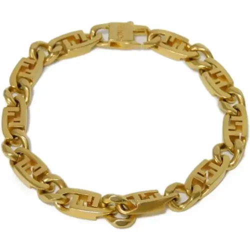 Pre-owned Metal bracelets , female, Sizes: ONE SIZE - Fendi Vintage - Modalova