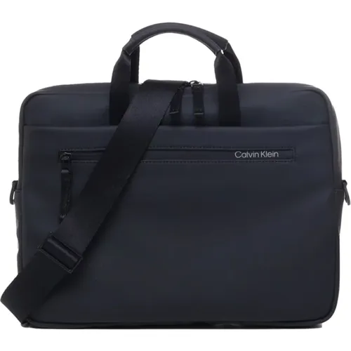 Schwarze Taschen - Baumwolle Elastan - Calvin Klein - Modalova