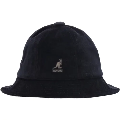 Casual Schwarzer Samt Eimer Hut , Herren, Größe: S - Kangol - Modalova