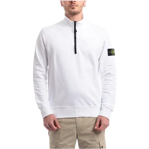 Halb-Zip Sweatshirt Stone Island - Stone Island - Modalova