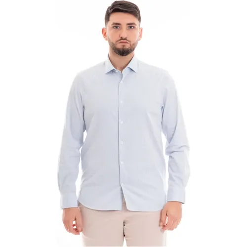 Flex Poplin Streifen Hemd , Herren, Größe: 2XL - Tommy Hilfiger - Modalova