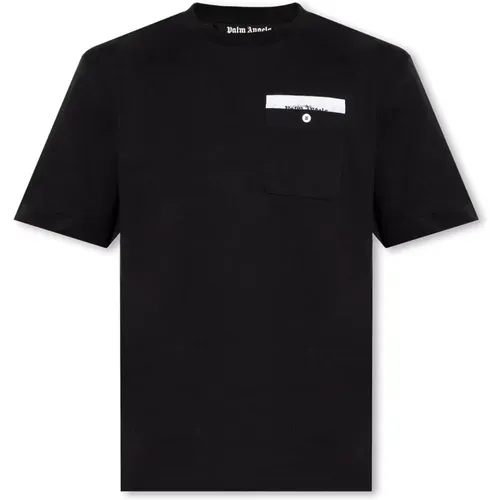 T-Shirt mit Logo , Herren, Größe: XL - Palm Angels - Modalova