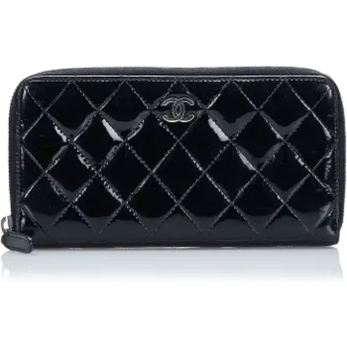 Pre-owned Leather Wallet with Zipper Closure , female, Sizes: ONE SIZE - Chanel Vintage - Modalova