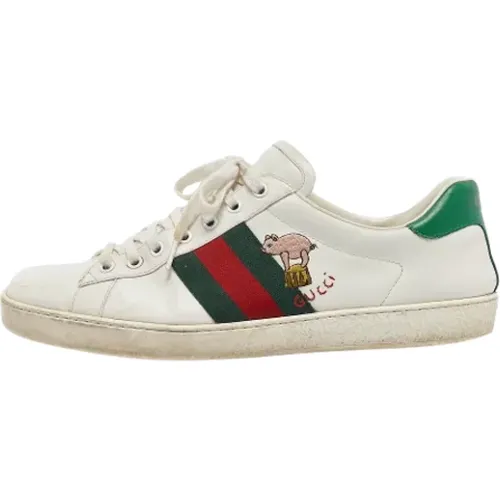 Pre-owned Leder sneakers - Gucci Vintage - Modalova