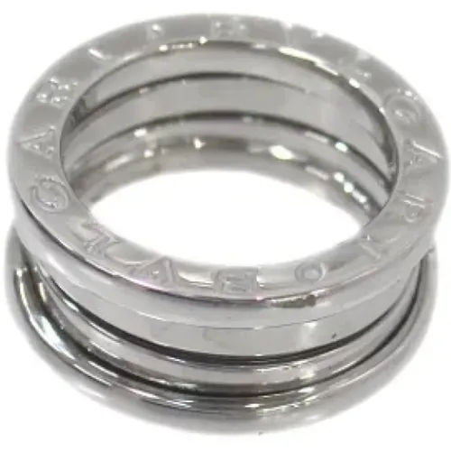 Pre-owned White Gold rings , female, Sizes: ONE SIZE - Bvlgari Vintage - Modalova